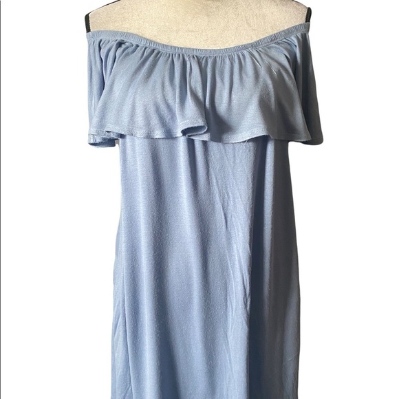 POOF-ON/OFF SHOULDER DRESS - Picture 5 of 8